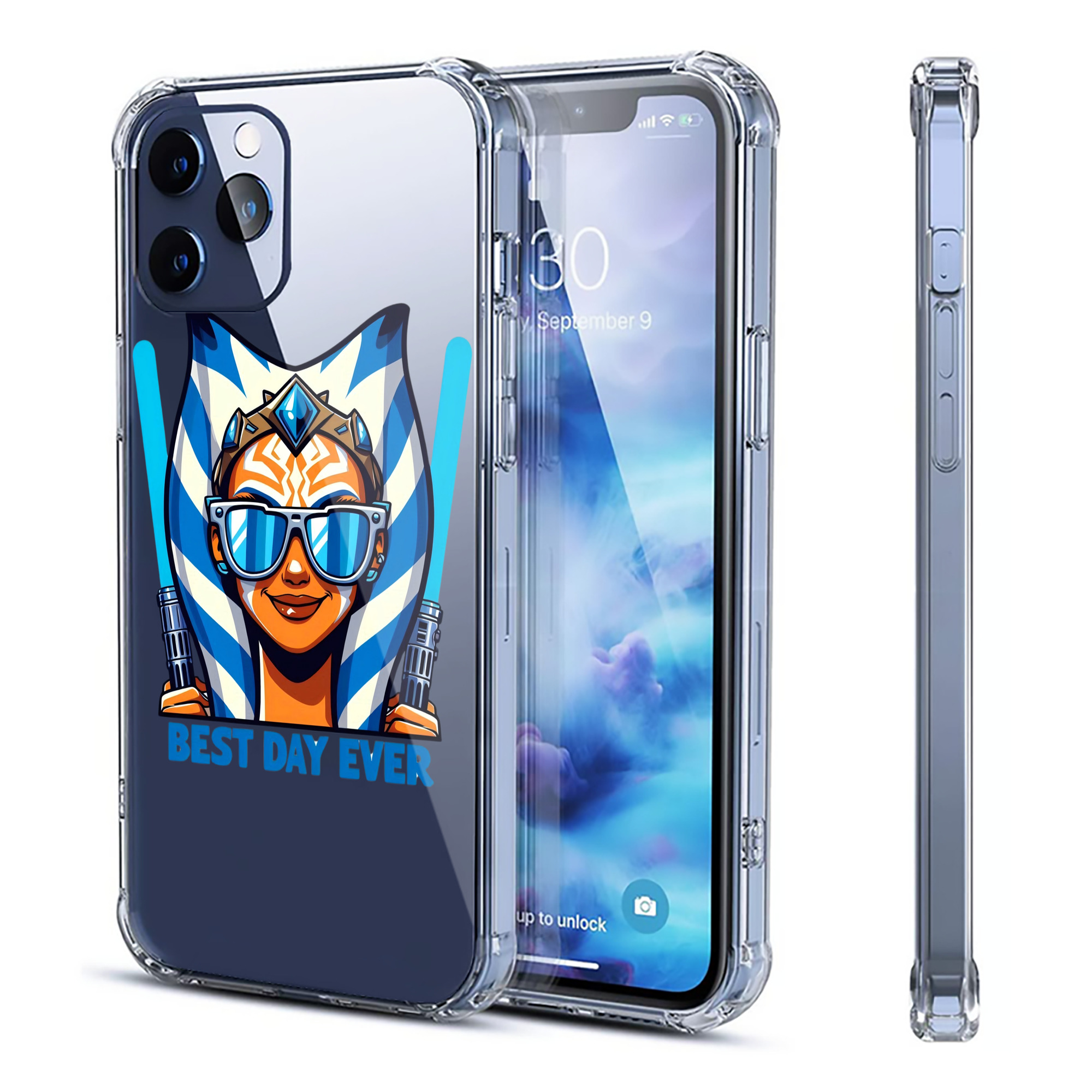 （画像用） スター・ウォーズ Star Wars 【iPhone 12シリーズ対応】透明スマホケース（クリアソフトケース）